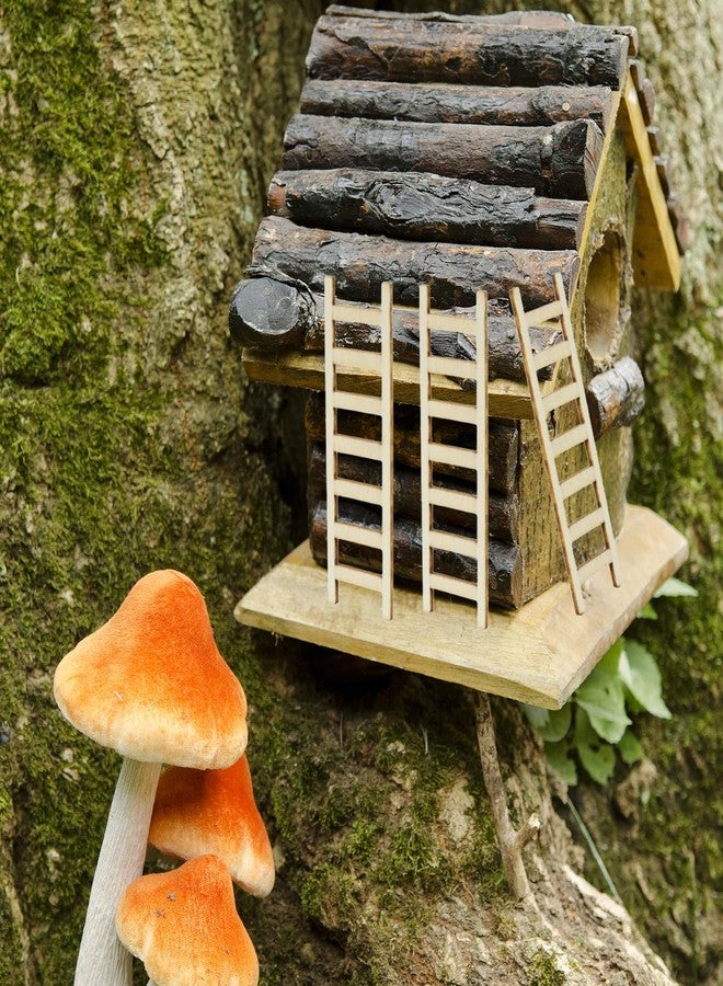 Gallipower 20 Pcs Mini Garden Ladder,Small Wooden Ladder,Wooden Miniature Garden Furniture,Mini Toy Ladders Accessories for Landscape Dollhouse Ladd-er Decorations - Image 5